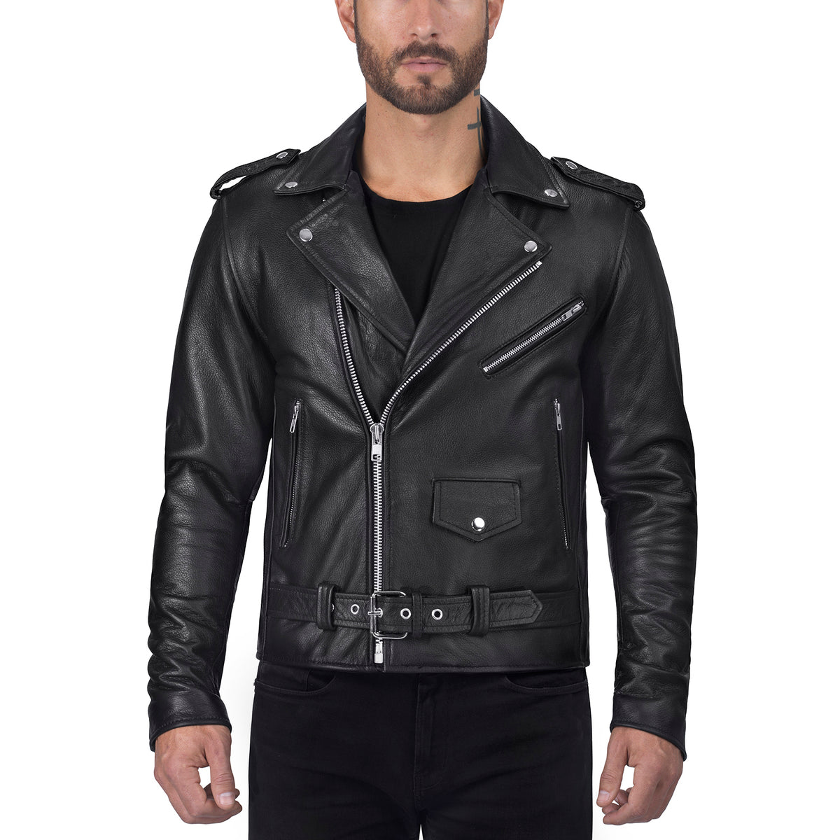 American Eagle Leather Jacket for Men - Viking Cycle