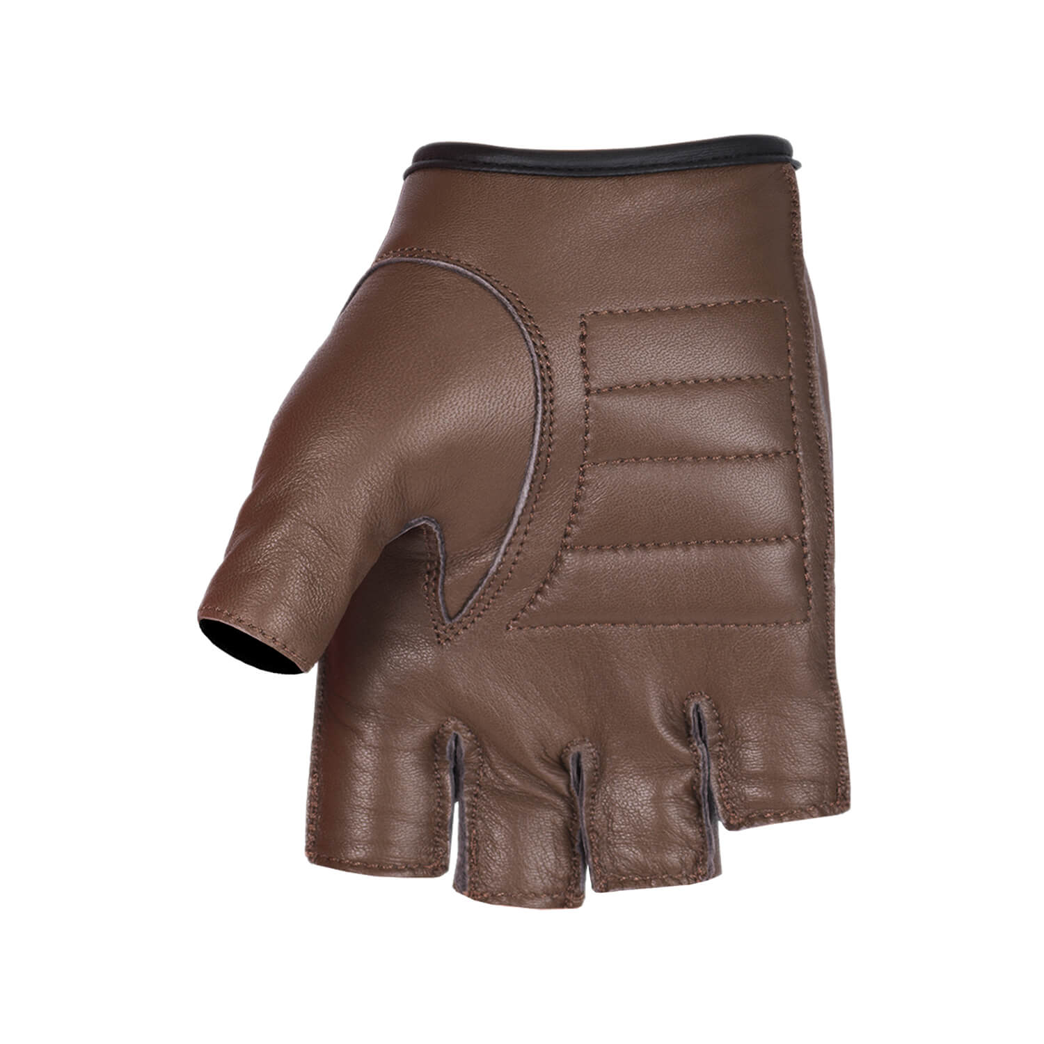 leather gloves half