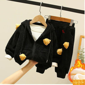 
            
                Load image into Gallery viewer, Kids Two Piece Hoodie &amp;amp; Trouser Set
            
        