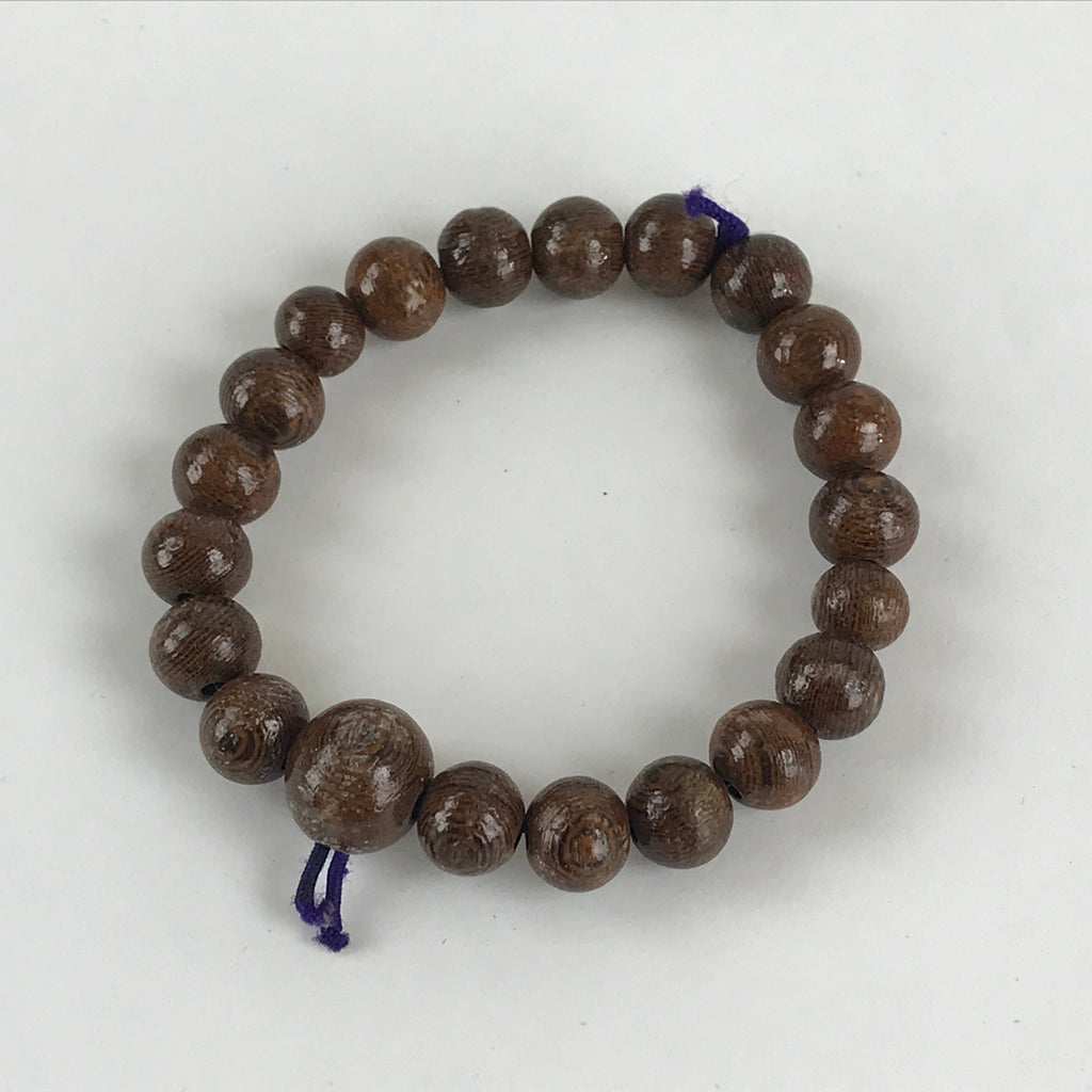 Japanese Buddhist Prayer Beads Vtg Red Sandalwood Long Juzu