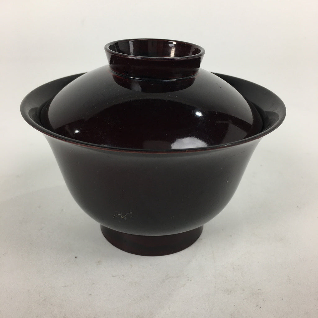 Zelkova Yamanaka Lacquerware Miso Soup Bowl with Lid / Japanese Lacquer, Japanese Bowl, Miso Soup Bowl, Japanese Pottery, Japanese Dinnerware