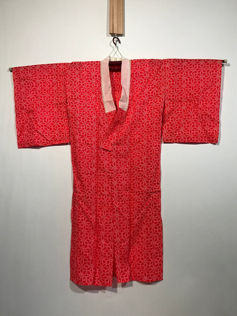 Japanese Traditional Clothes Kimono Hadajyuban Vtg Underwear Inner Red ...