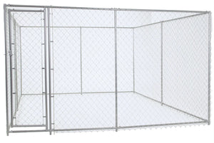 Lucky Dog Chain Link Kennel 10'x10' - Dens and Kennels - Chain Link Kennel