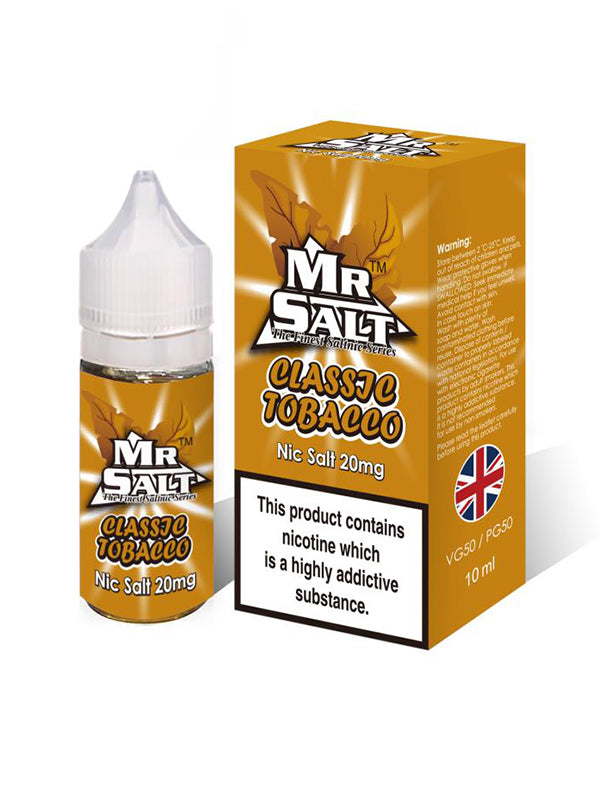 Mr Salt Classic Tobacco Nic Salt E Liquid 10ml - NYK VAPE
