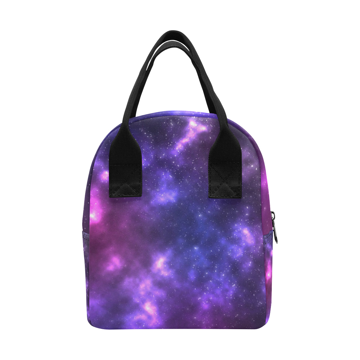 Celestial Purple Blue Galaxy Insulated Lunch Bag - JTAMIGO.COM