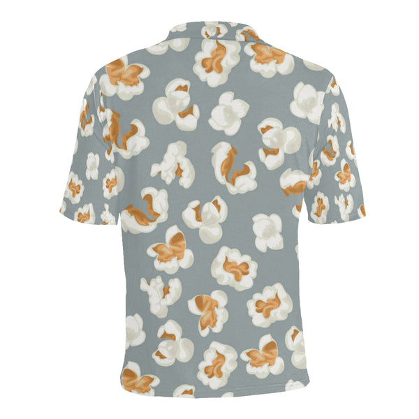Popcorn Pattern Print Design A05 Men Polo Shirt - JTAMIGO.COM