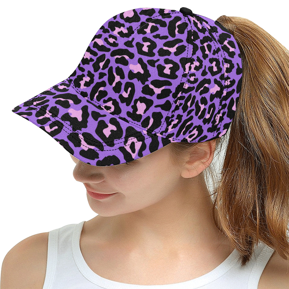 cheetah-purple-neon-print-pattern-snapback-cap-jtamigo-com