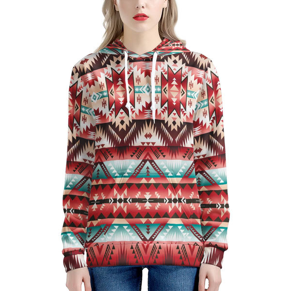 Aztec Western Style Print Pattern Pullover Hoodie - JTAMIGO.COM