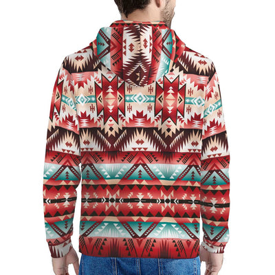 Aztec Western Style Print Pattern Pullover Hoodie - JTAMIGO.COM