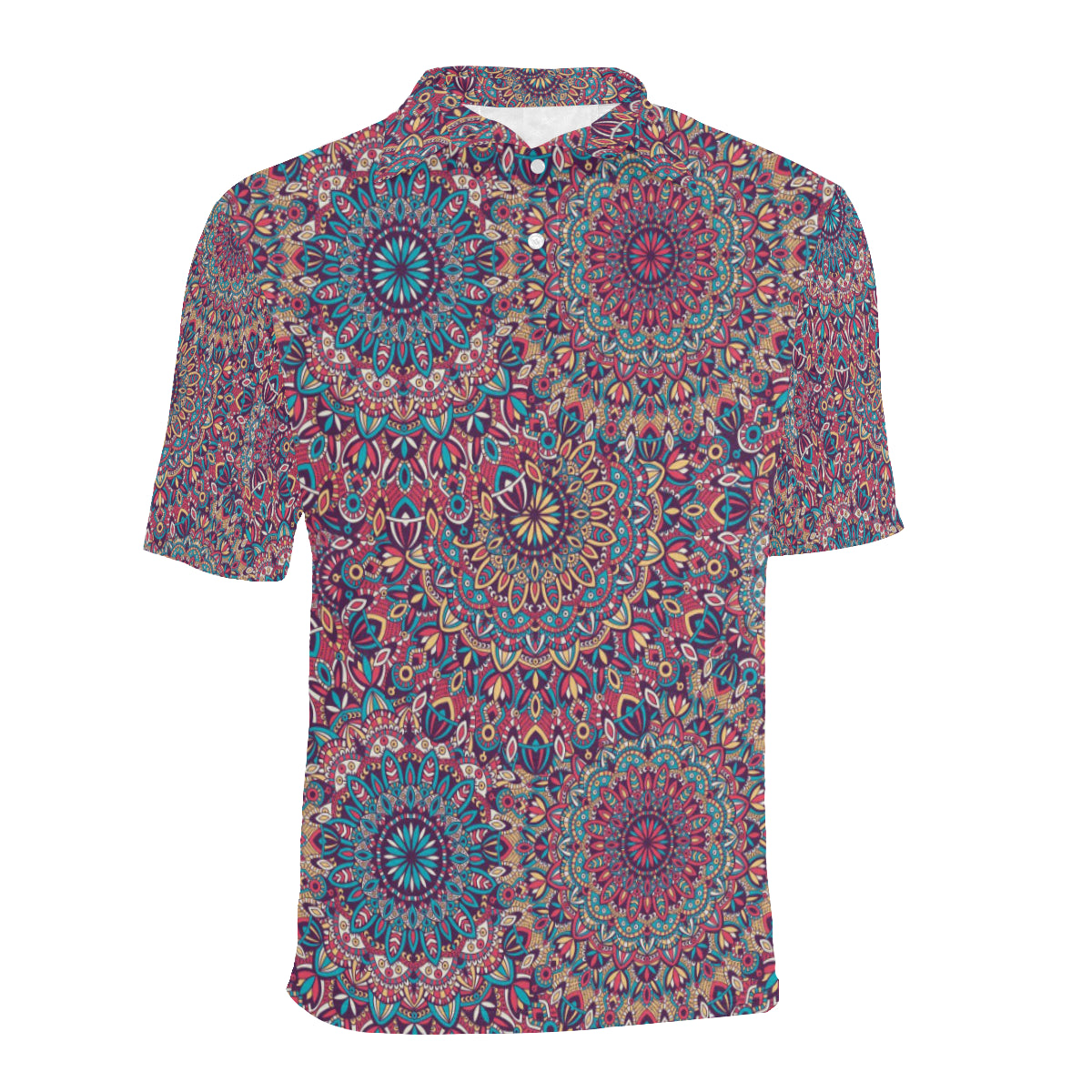 Boho Pattern Print Design 05 Men Polo Shirt - JTAMIGO.COM