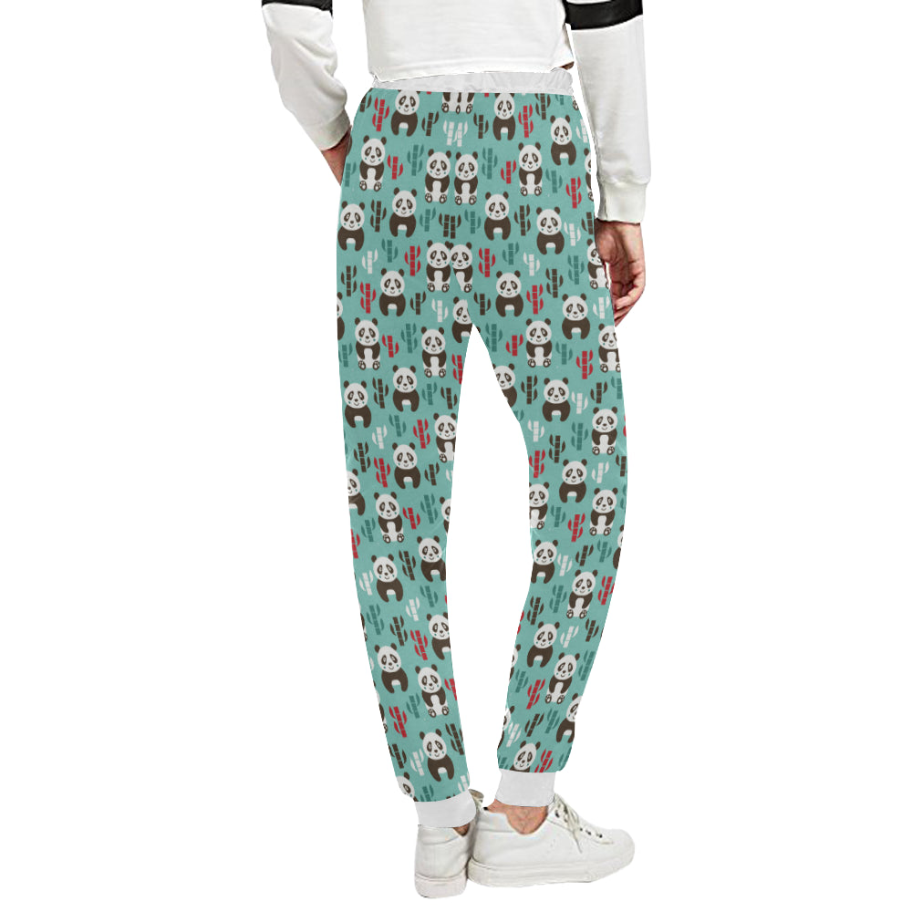 Panda Bear Cute Themed Print Unisex Sweatpants - JTAMIGO.COM