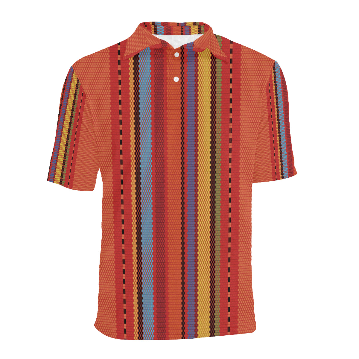 Mexican Pattern Print Design 05 Men Polo Shirt - JTAMIGO.COM