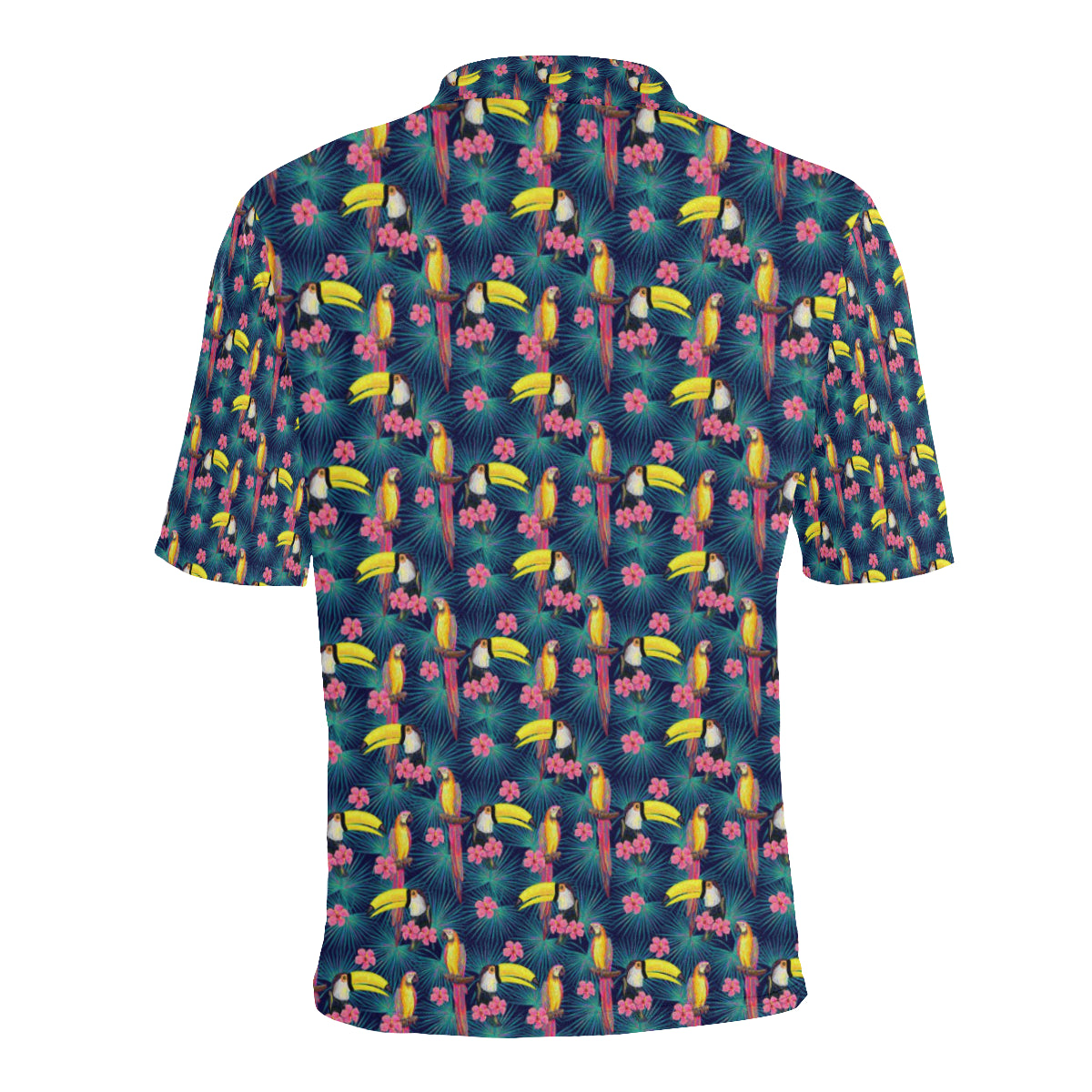 Toucan Parrot Design Men Polo Shirt - JTAMIGO.COM