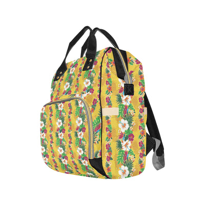 Hawaiian Themed Pattern Print Design H09 Diaper Bag Backpack - JTAMIGO.COM