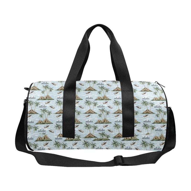 Aloha Hawaii island Design Themed Print Travel Duffel Bags - JTAMIGO.COM