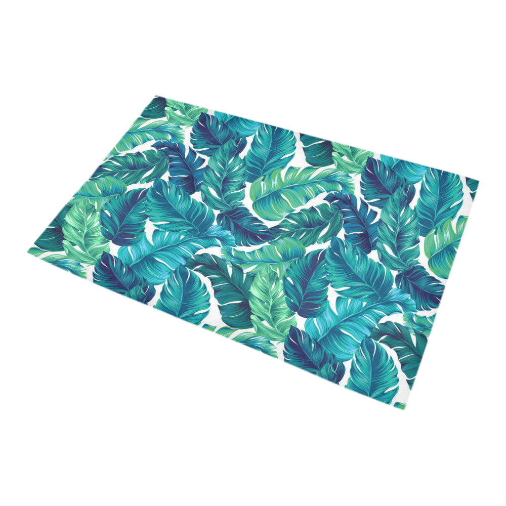 Brightness Tropical Palm Leaves Bath Mat - JTAMIGO.COM