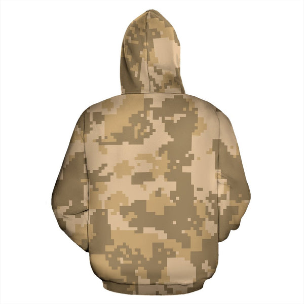 ACU Digital Desert Camouflage Pullover Hoodie - JTAMIGO.COM