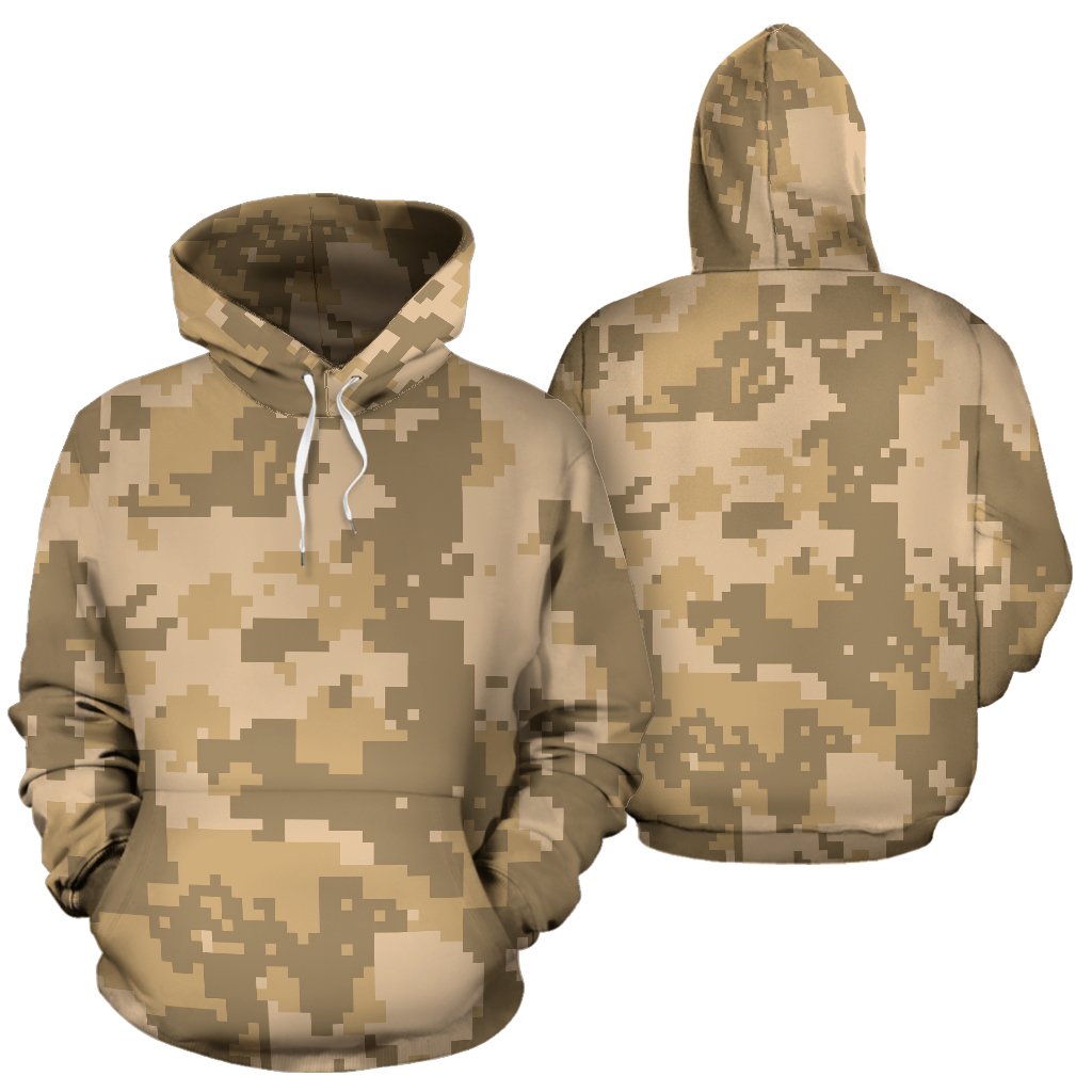 ACU Digital Desert Camouflage Pullover Hoodie - JTAMIGO.COM