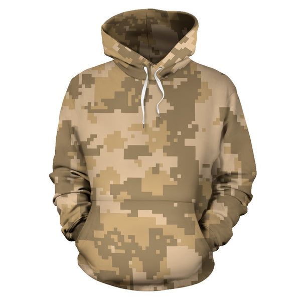 ACU Digital Desert Camouflage Pullover Hoodie - JTAMIGO.COM