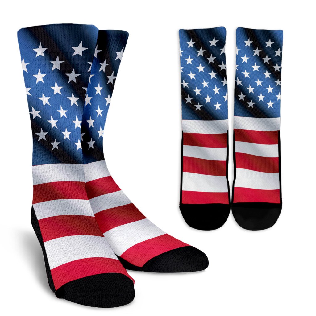 American flag Classic Crew Socks - JTAMIGO.COM