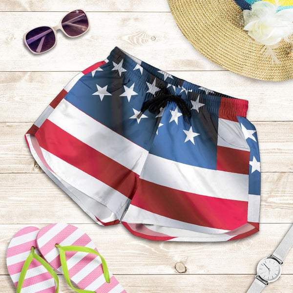 American flag Classic Women Shorts - JTAMIGO.COM