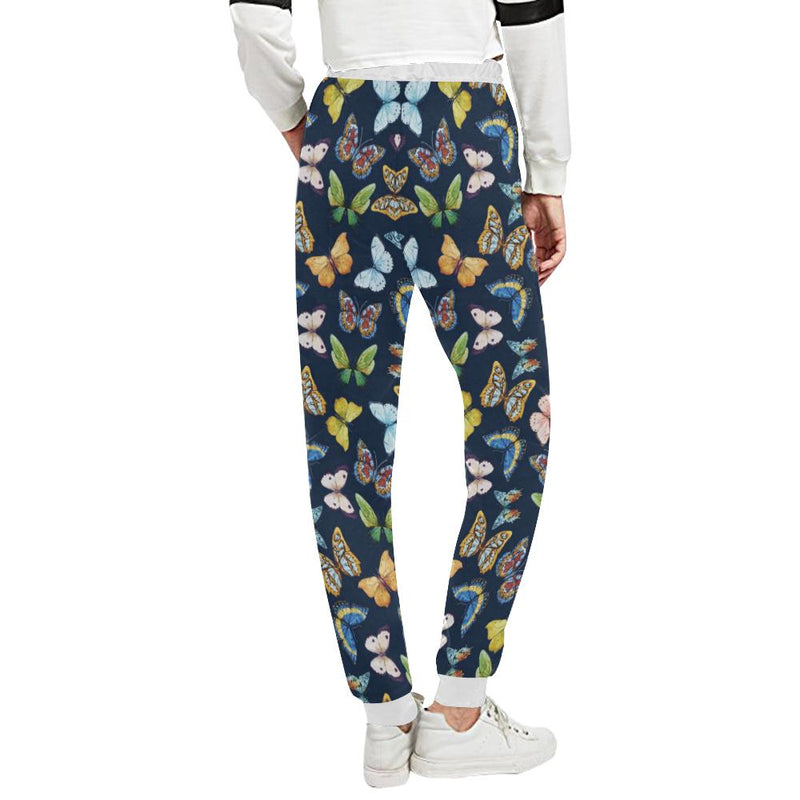 Butterfly Beautiful Print Pattern Unisex Sweatpants - JTAMIGO.COM