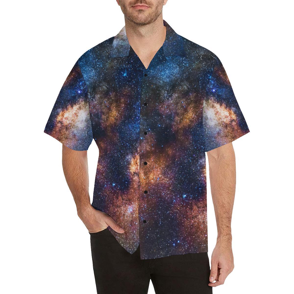 Celestial Milky way Galaxy Hawaiian Shirt - JTAMIGO.COM