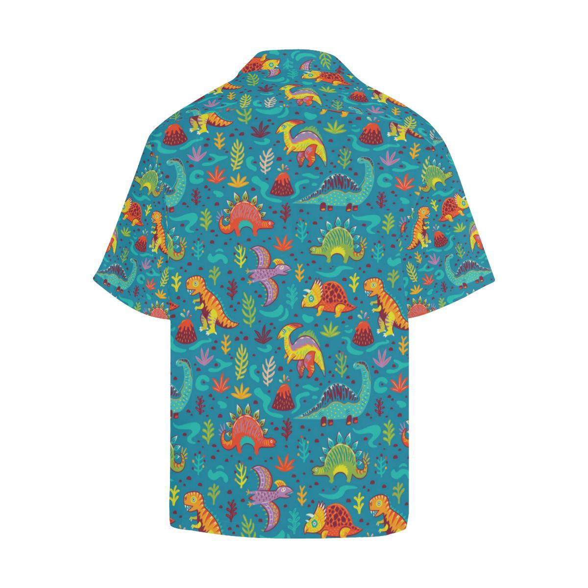 Dinosaur Cartoon Style Hawaiian Shirt – JTAMIGO.COM