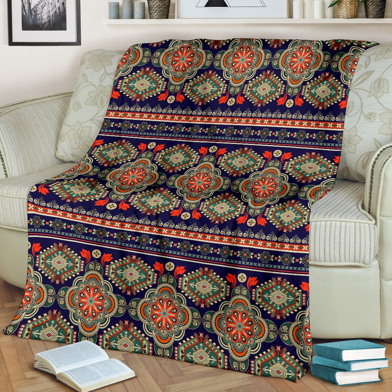 Ethnic Geometric Print Pattern Blanket - JTAMIGO.COM