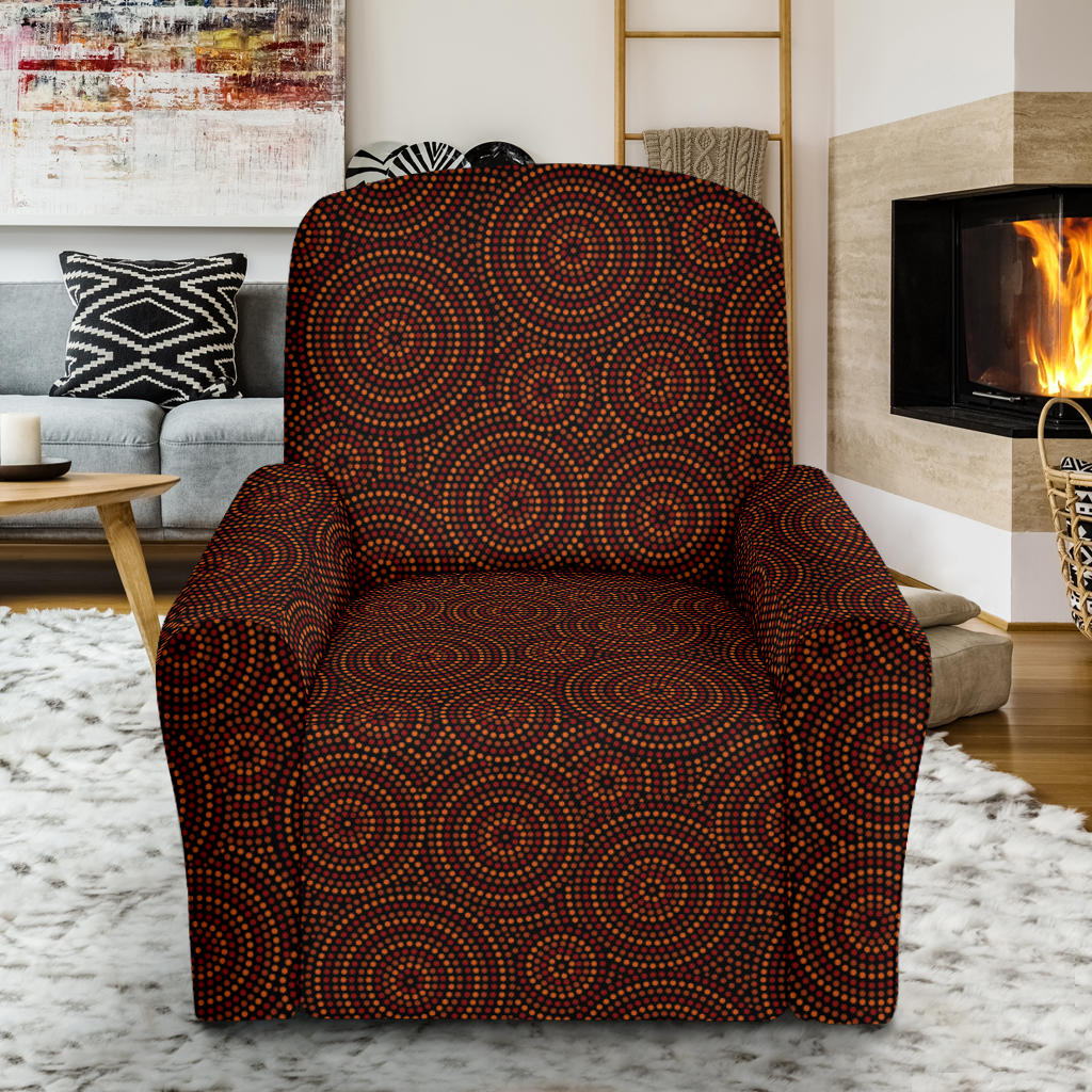 Aboriginal Pattern Print Design 02 Recliner Slipcover