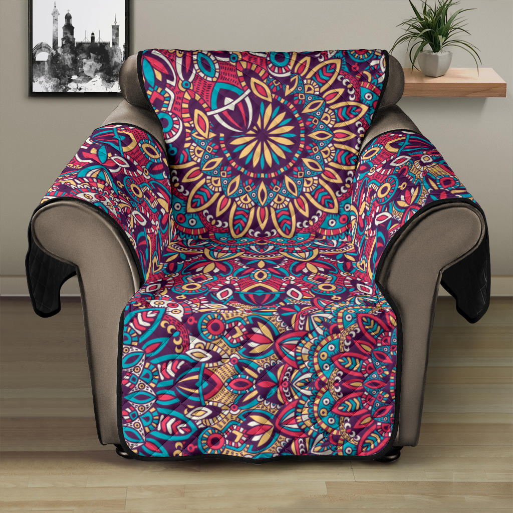 Boho Pattern Print Design 05 Recliner Cover Protector - JTAMIGO.COM