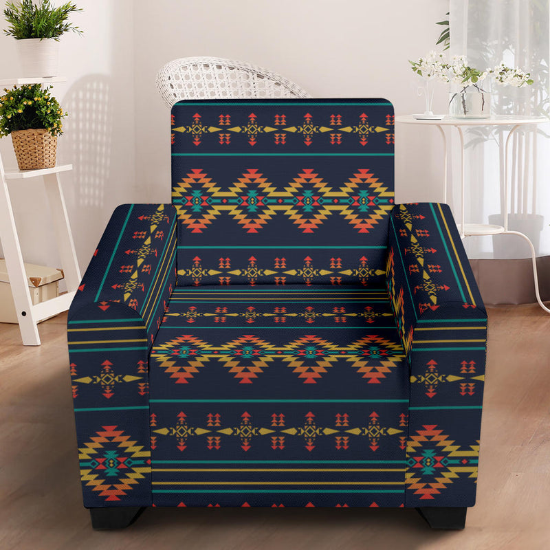 Southwest American Design Themed Print Armchair Slipcover - JTAMIGO.COM