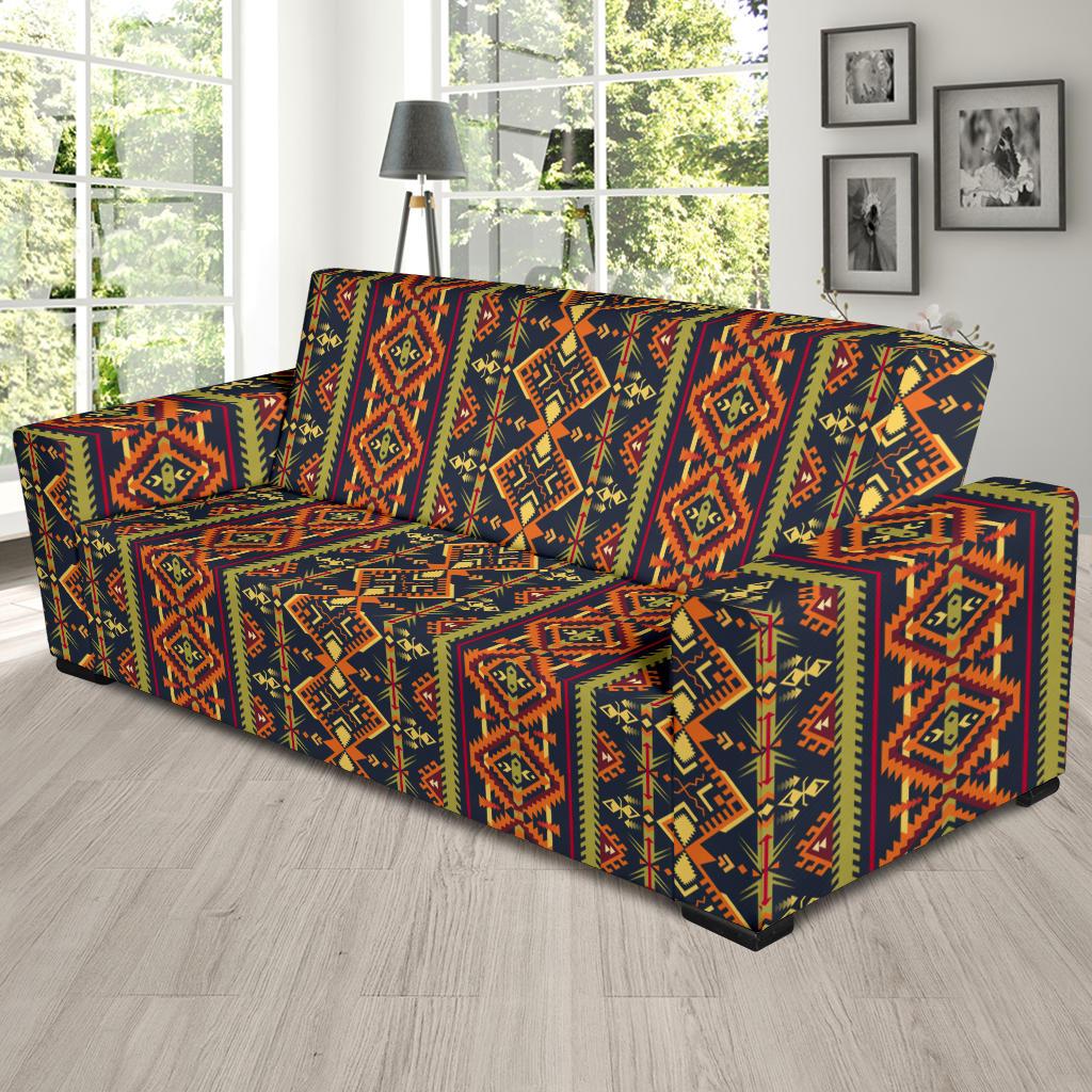 Kente Classic Design African Print Sofa Slipcover - JTAMIGO.COM