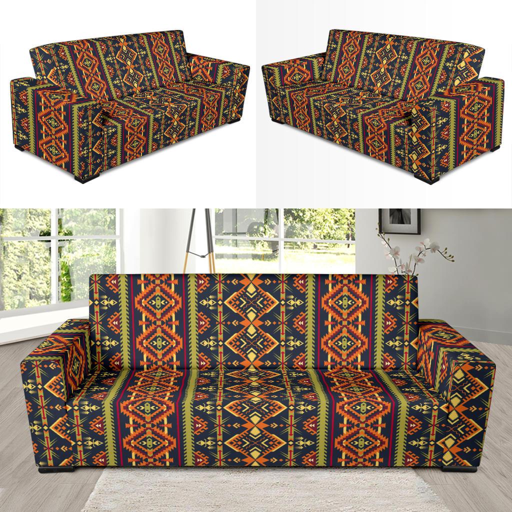 Kente Classic Design African Print Sofa Slipcover - JTAMIGO.COM