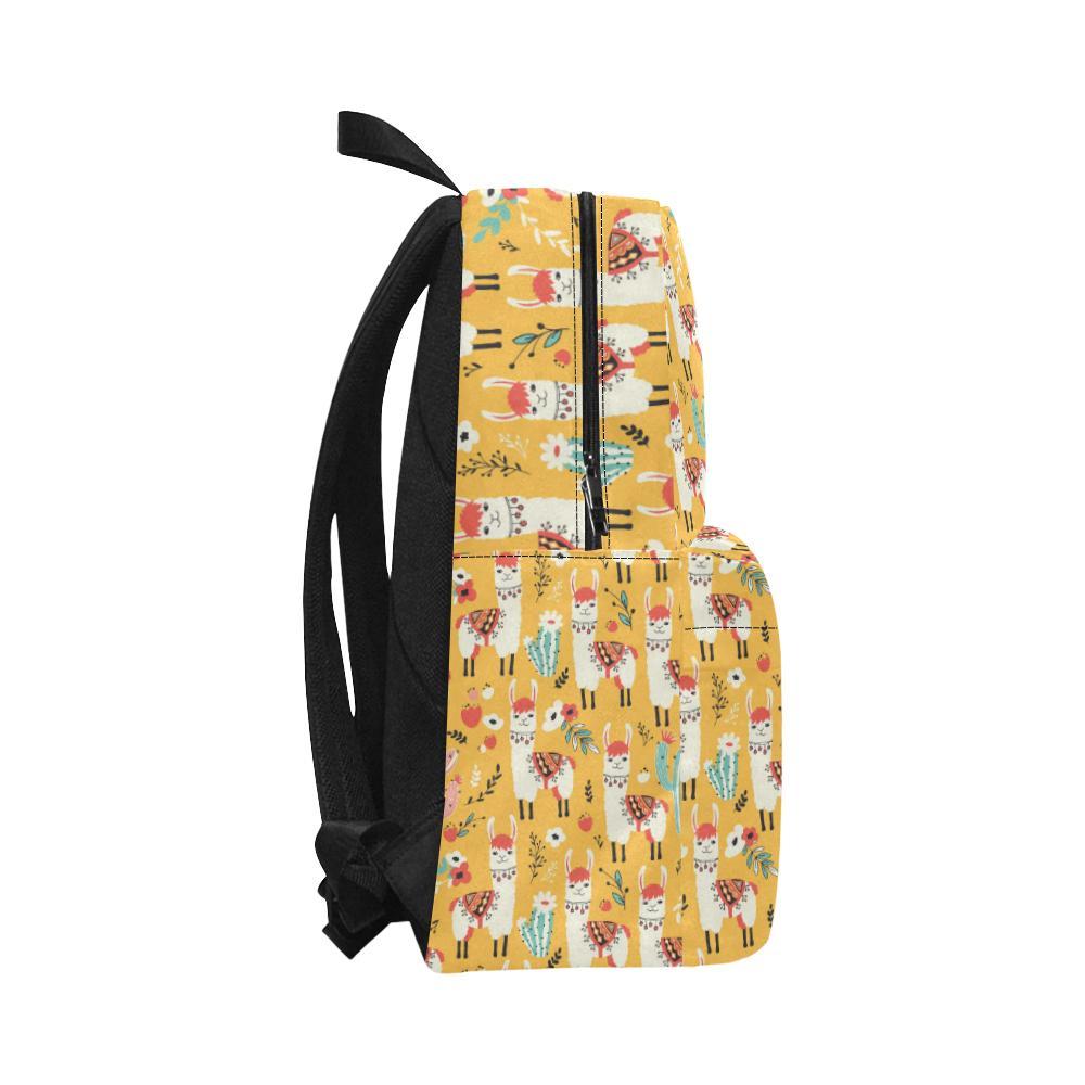 girls llama backpack