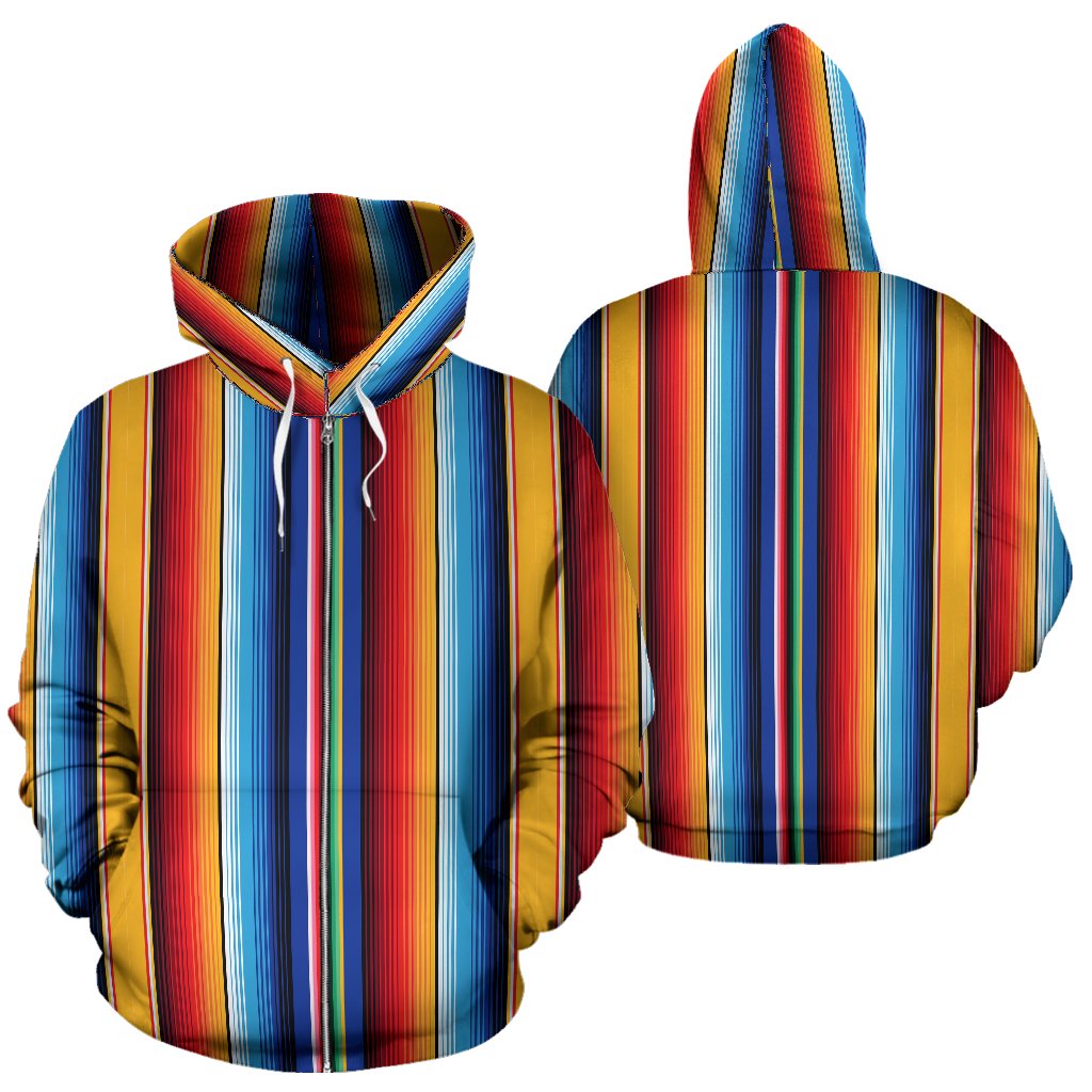 Mexican Blanket Stripe Print Pattern Zip Up Hoodie JTAMIGO COM   Mexican Blanket Stripe Print Pattern Zip Up Hoodie 3 2000x 