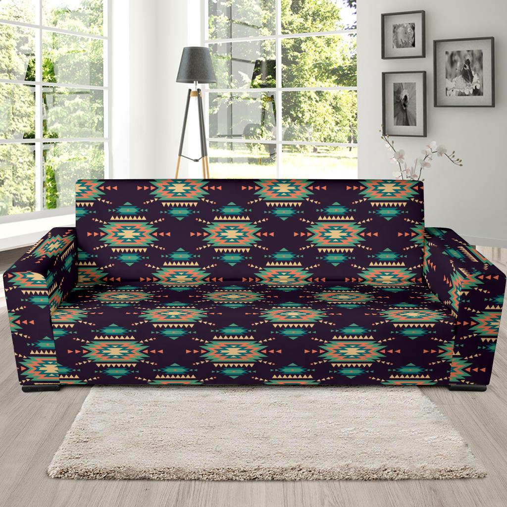 Navajo Geometric Style Print Pattern Sofa Slipcover - JTAMIGO.COM