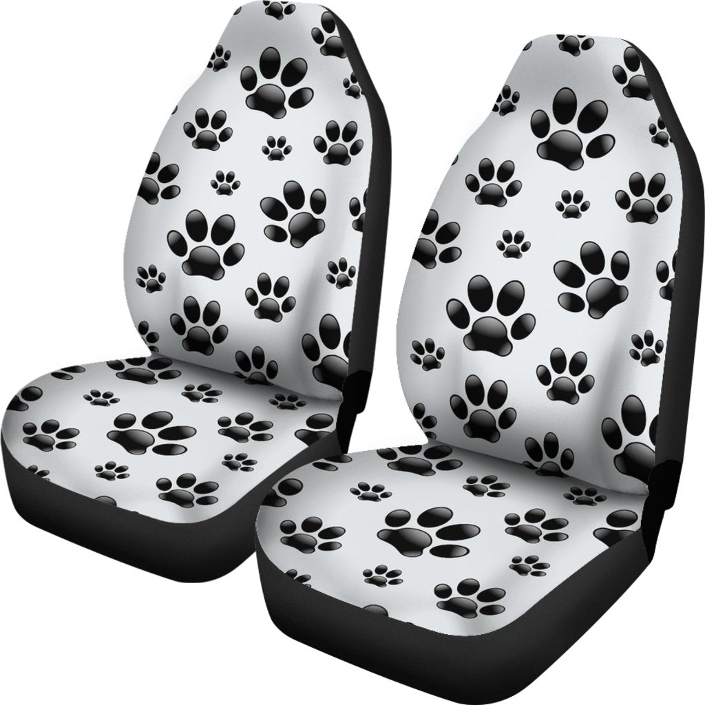 dog paw print seat covers