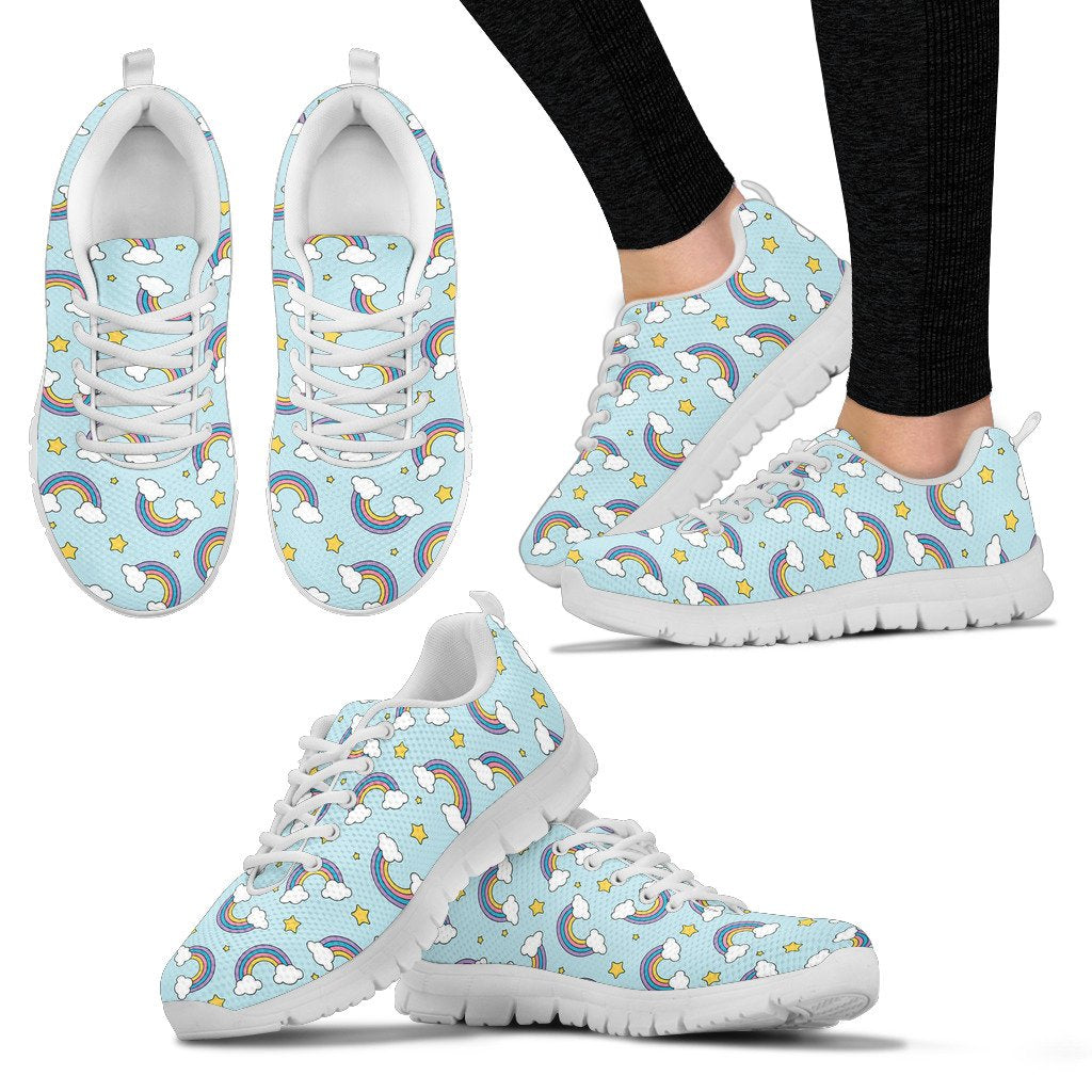 cloud print shoes