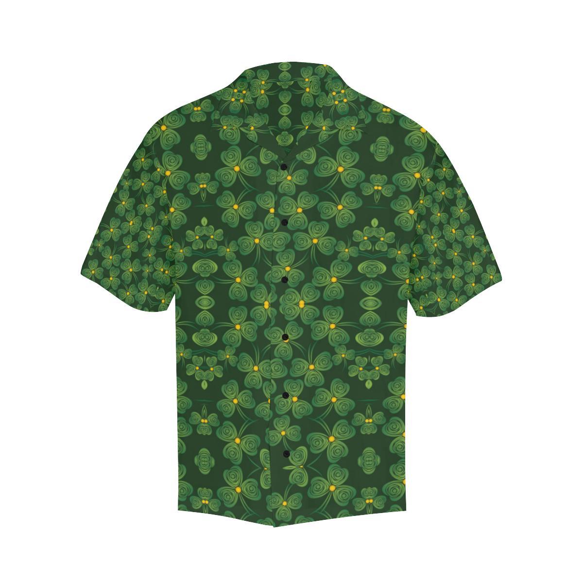 Shamrock Pattern Hawaiian Shirt - JTAMIGO.COM