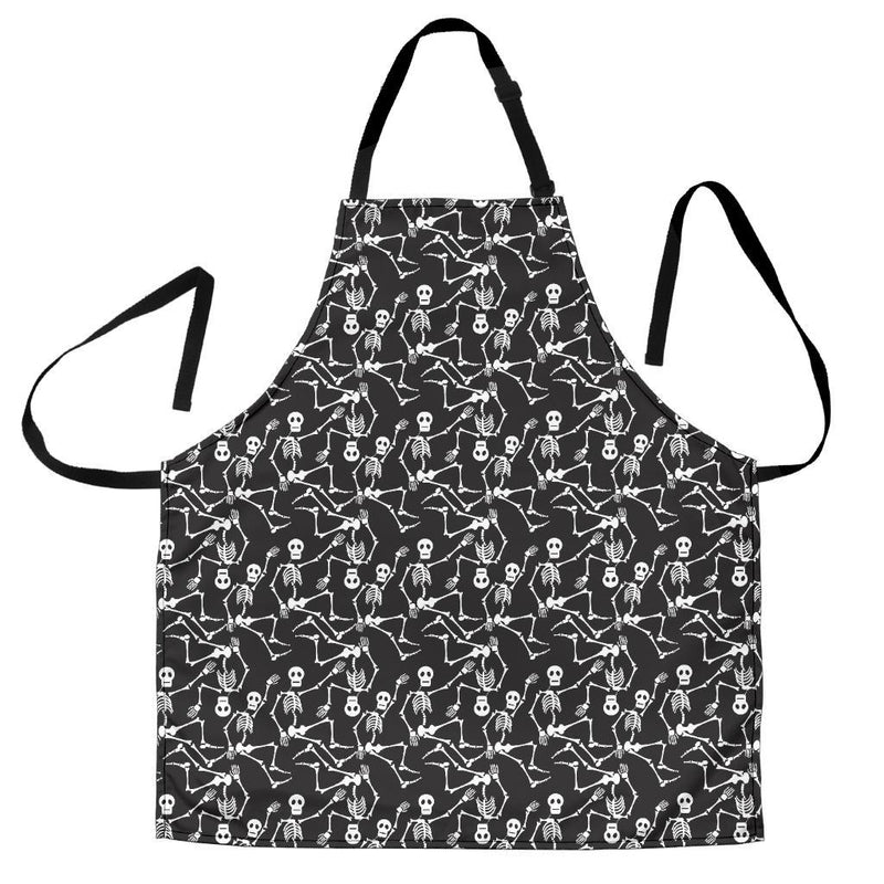 Skeleton Themed Print Women Apron - JTAMIGO.COM