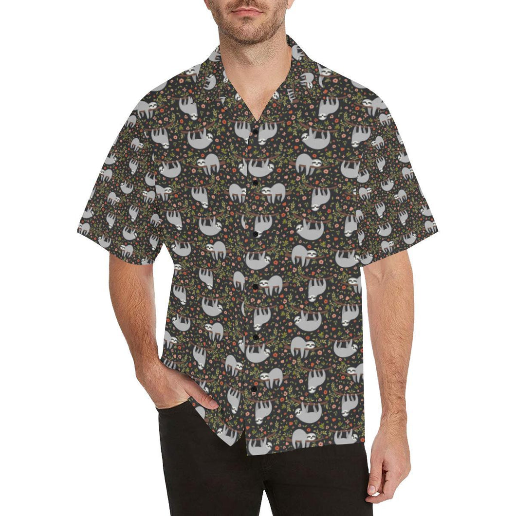 Sloth Cute Design Themed Print Hawaiian Shirt – JTAMIGO.COM