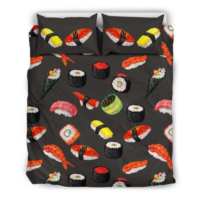 Sushi Design Print Duvet Cover Bedding Set