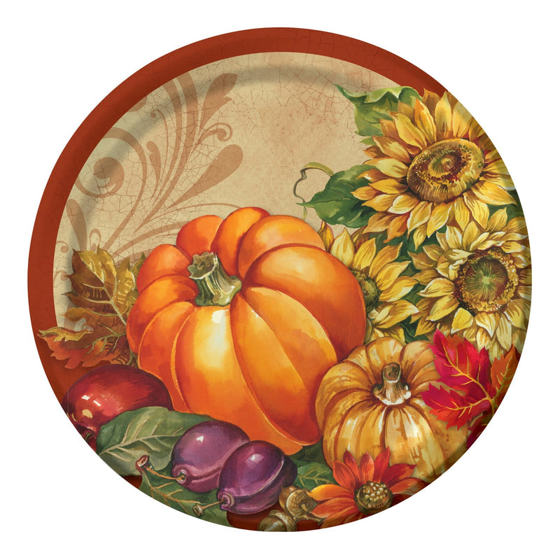 Bountiful Blessing Lunch Plates – Goparty Decoration