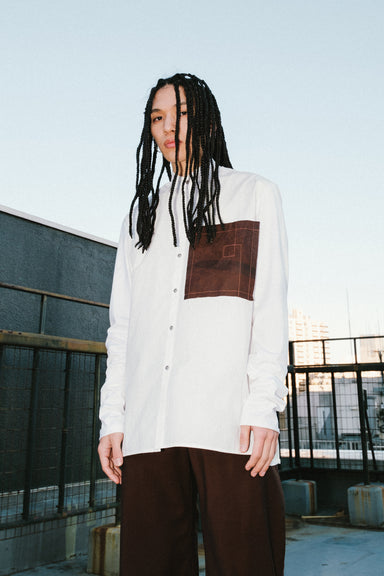 MAKATO SHIRT / matcha tea dye — Shohei-collection