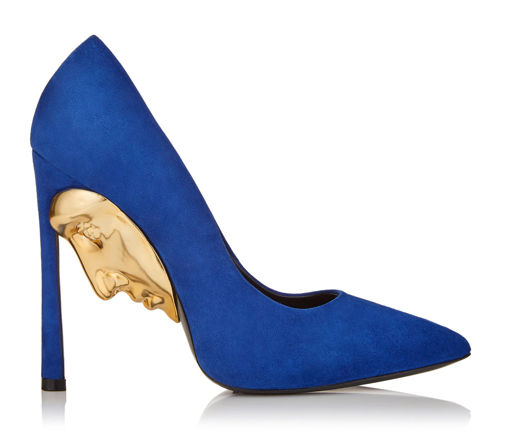 blue pumps shoes