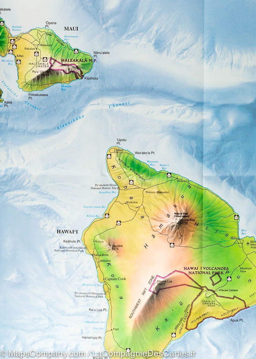 haleakala national park map