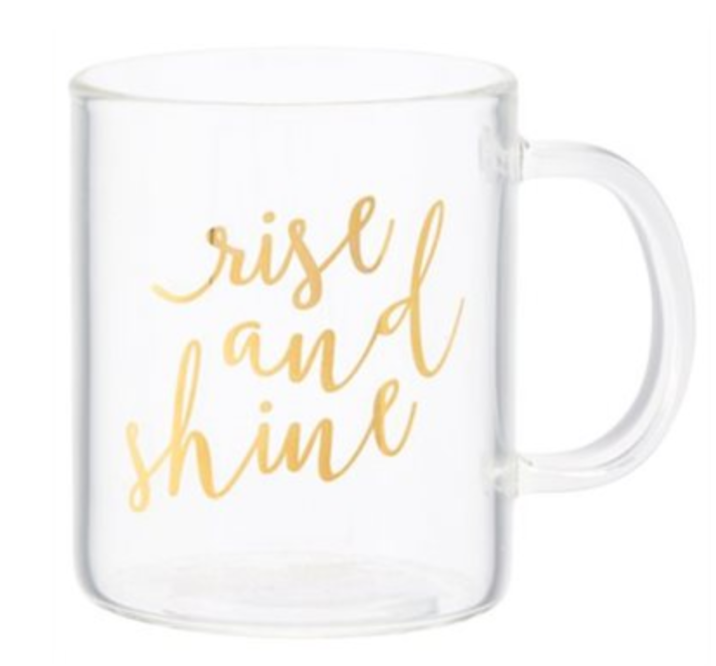 Rise & Shine inspirational mug