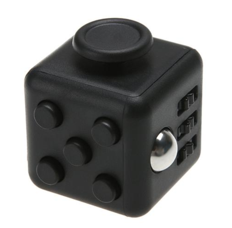 Black fidget cubes