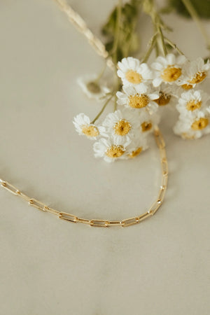 Madeline Gold Filled Paperclip Necklace - Creative Touch Boutique